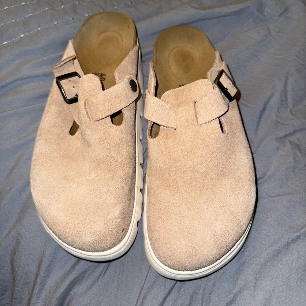 birkenstock/papillio platform clogs
